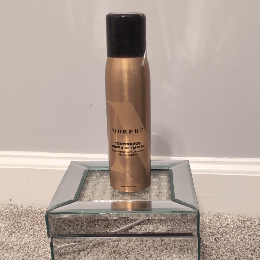 Morphe Continuous Prep & Set Mist - Gold and Black